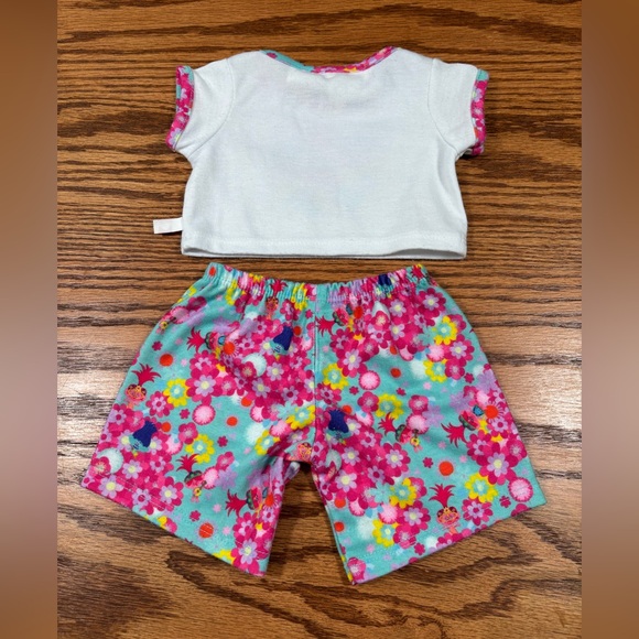 BUILD A BEAR BABW Trolls World Dreamworks Shirt Shorts Outfit Plush - Picture 2 of 4